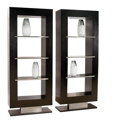 MIA MODERN WHITE LACQUER SHELVING UNIT