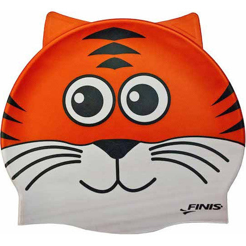 Finis Animal Head Silicone Cap Tiger