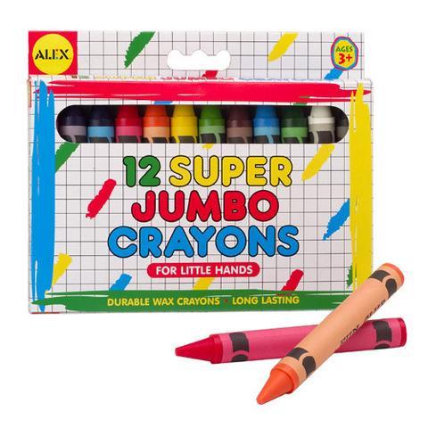 Alex Super Jumbo Crayons 12pc