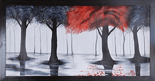 Trees in the water Art