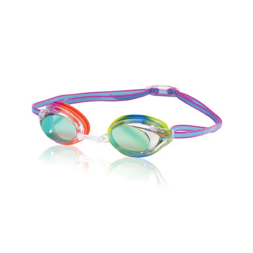 Speedo Vanquisher 2.0 TyeDye Clear/Rainbow Brights