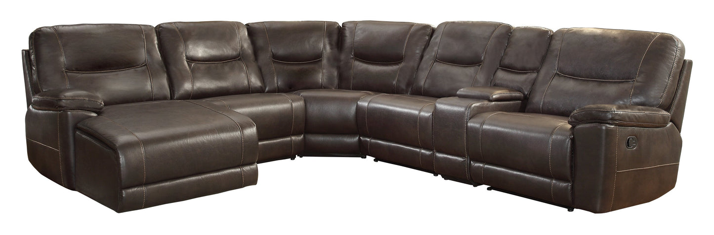 Bruno Reclining Sectional With Chaise