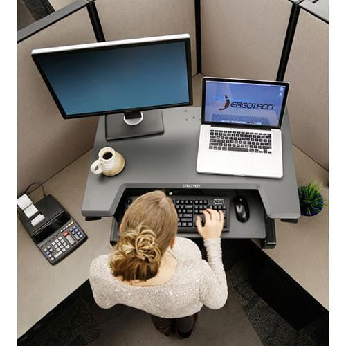 Ergotron WorkFit-T Sit-Stand Desktop Workstation