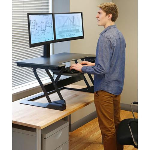 Ergotron WorkFit-T Sit-Stand Desktop Workstation